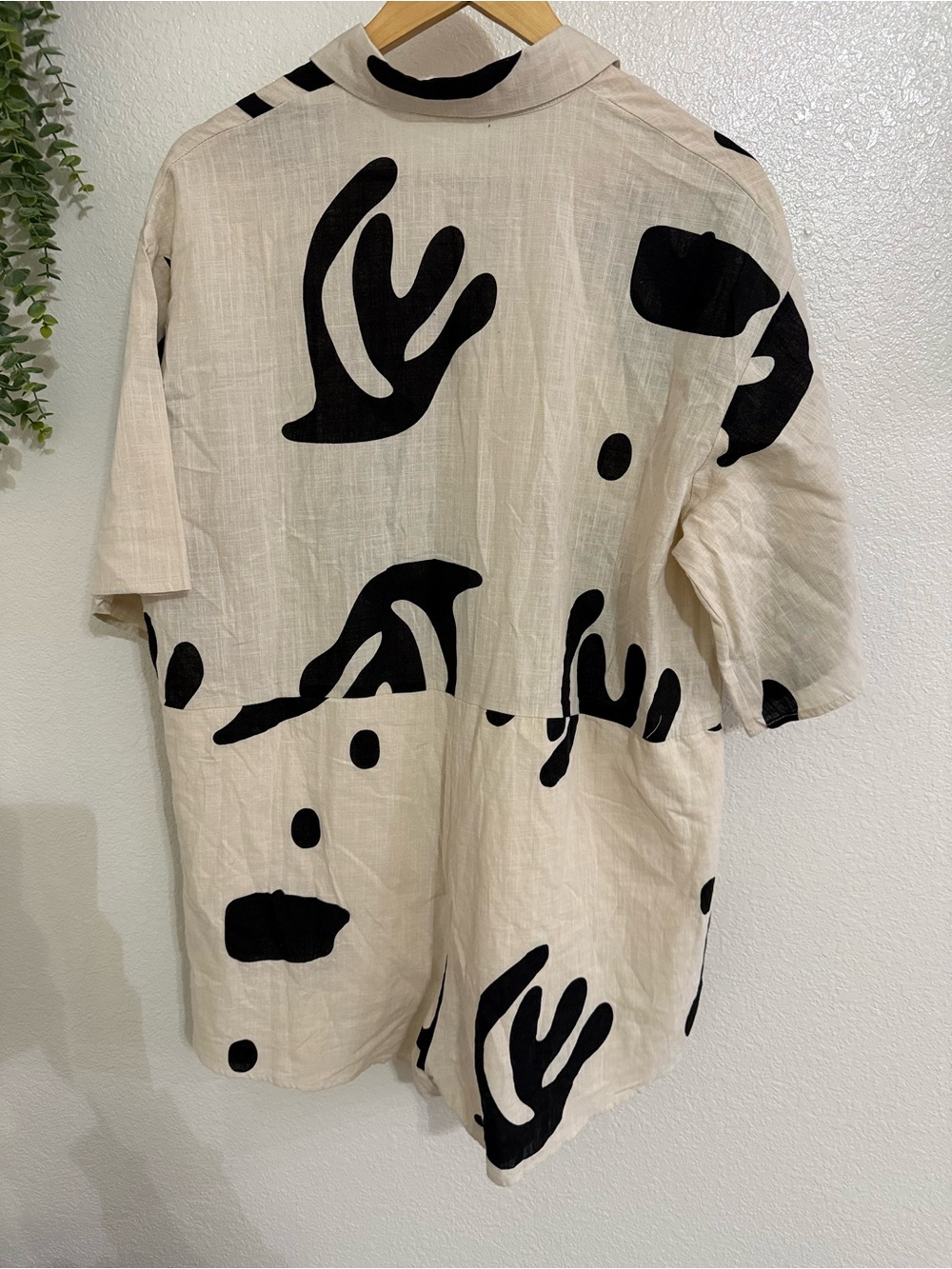 petal + pup Abstract Print Linen Blend Romper | Size Small - Picture 6 of 9